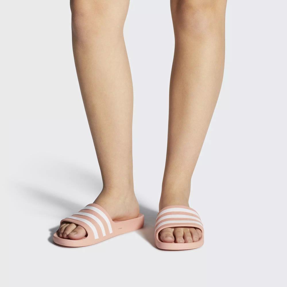Adidas Adilette Aqua Chanclas Rosas Para Mujer (MX-69813)